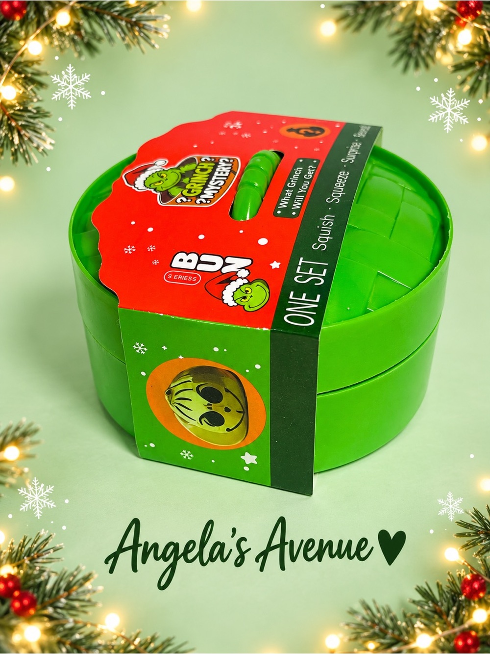 Grinch Mystery Squishy Dumplings Bun What Grinch Will You Get - Picture 4 of 9